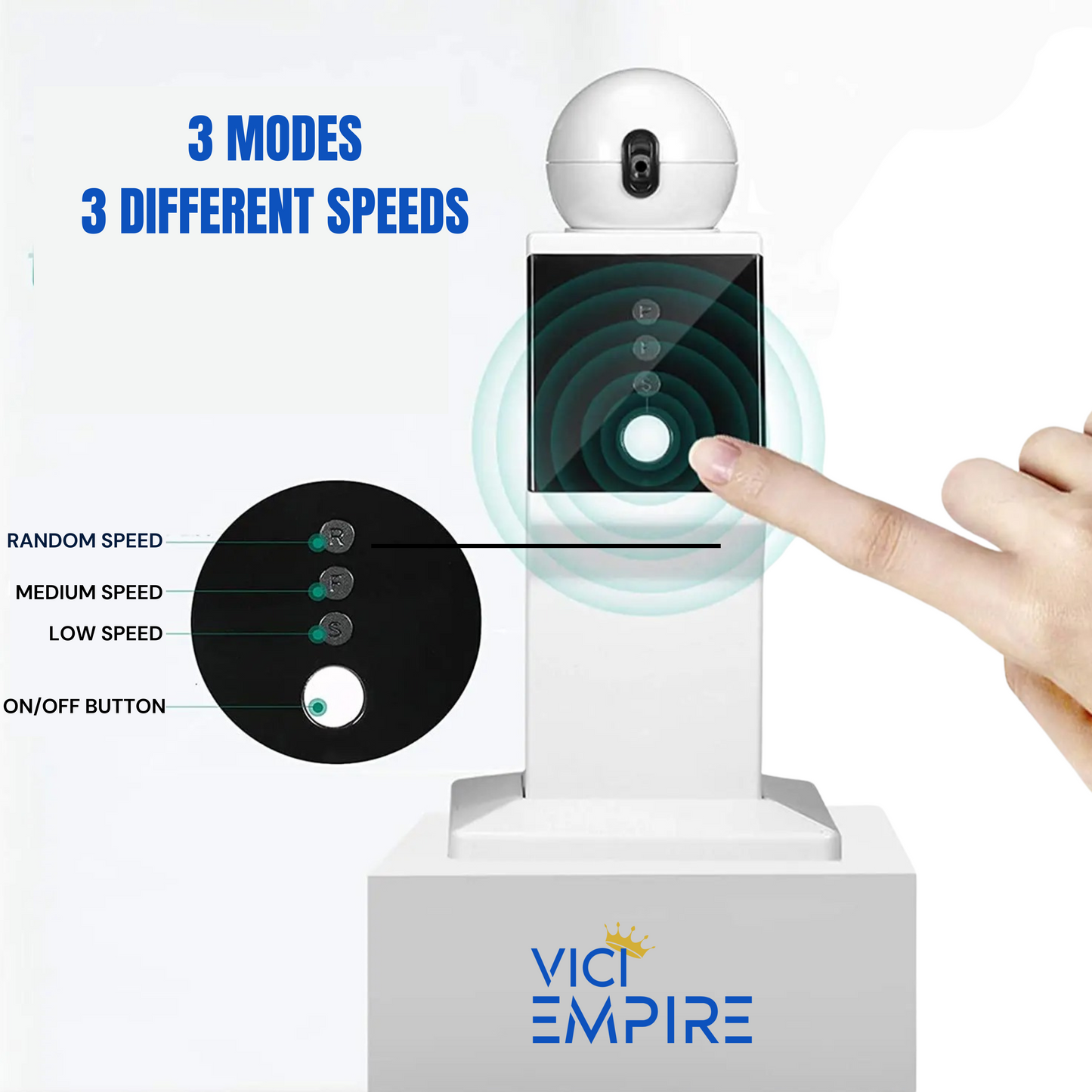 VICI EMPIRE Automatic Laser Toy – Smart Play, Endless Chase